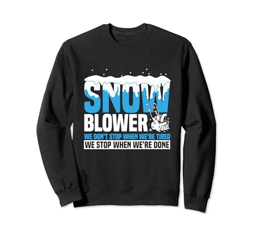 Snow Removal Snow Blower Design for a Snow Blower Sweatshirt