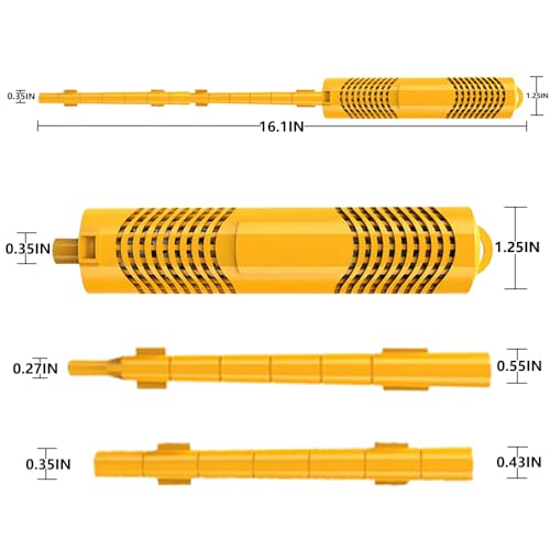 BFJOG Hot Tub Mineral Stick, Mineral Sticks for Hot Tub, Spa Mineral Sticks for Hot Tub Replacements Brings Natural and Healthy Spring Water to You for 8 Consecutive Months. (Yellow 2PCS)