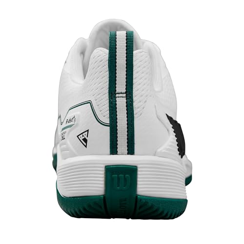 WILSON Rush Pro 4.5 Men's Tennis Shoe, White/Aventurine, Size 7