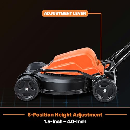 LawnMaster ME1218X Electric Lawn Mower 12AMP 19-Inch
