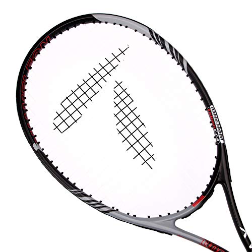 Teloon Tennis Rackets for Adults 2 pcs Recreational -27 inch Tennis Racquet for Men and Women College Students Beginner Tennis Racket.… (Black-Pink)