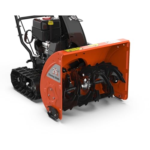 Yard Force YF26-DS21-GSBS 26” Dual-Stage Track Drive Snow Blower with Briggs & Stratton Engine