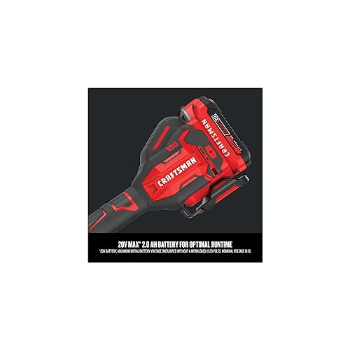 CRAFTSMAN V20 WEEDWACKER Cordless String Trimmer with QUICKWIND, 4 Ah Battery, Charger, and Spool Included (CMCST920M1), Red and Black