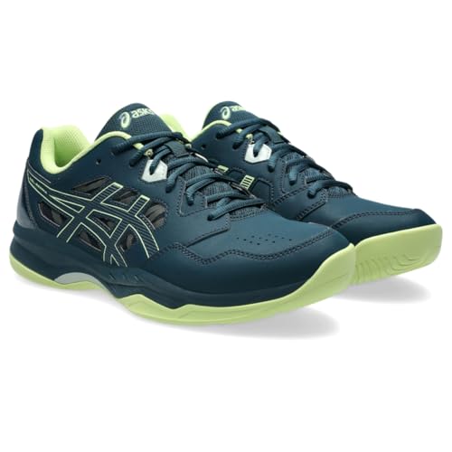 ASICS Men's Gel-RENMA Pickleball Shoes, 9, Tranquil Teal/Lime Green