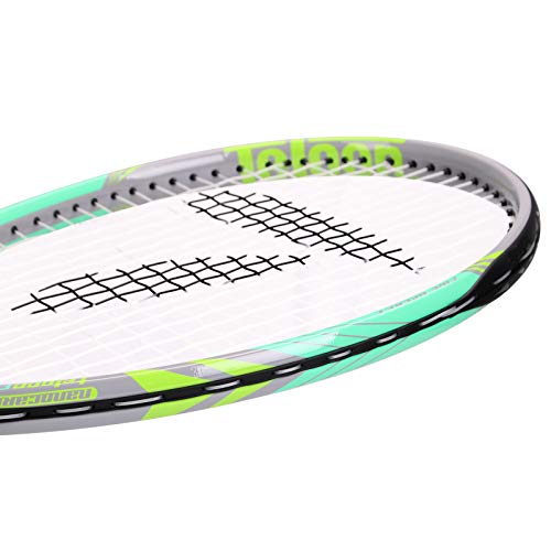 Teloon Recreational Adult Tennis Rackets-27 inch Tennis Racquet for Men and Women College Students Beginner Tennis Racket. (V8-Gray Green)