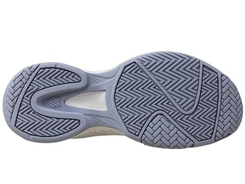 K-Swiss Women's Court Express Pickleball Shoe, White/Heather/Peach Fuzz, 9 M