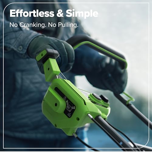 Greenworks 40V 20'' Brushless Snow Blower, Battery and Chargder not Included