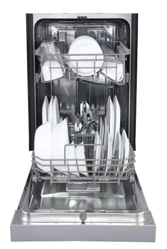 EdgeStar BIDW1802SS 18 Inch Wide 8 Place Setting Built-In Dishwasher