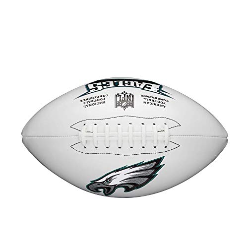 WILSON NFL Live Signature Autograph Football - Official Size, Philadelphia Eagles