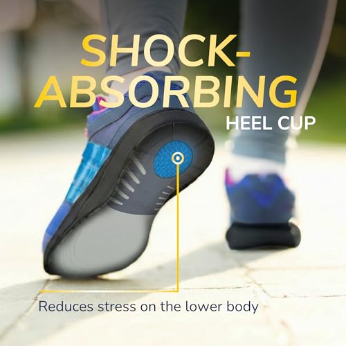 Dr. Scholl’s Flat Feet Support Insoles for Women, Size 6-10: Immediately Relieve Discomfort, Cradle Feet & Improve Ankle Alignment, Due to Overpronation,Low & Fallen Arches, Reduces Lower Body Stress