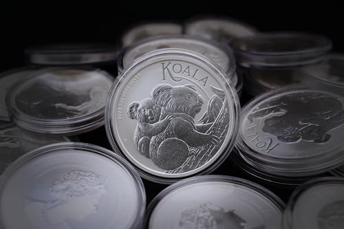 2023 P 1 oz Australian Silver Koala Coin (Brilliant Uncirculated in Capsule) and Certificate of Authenticity P Seller BU