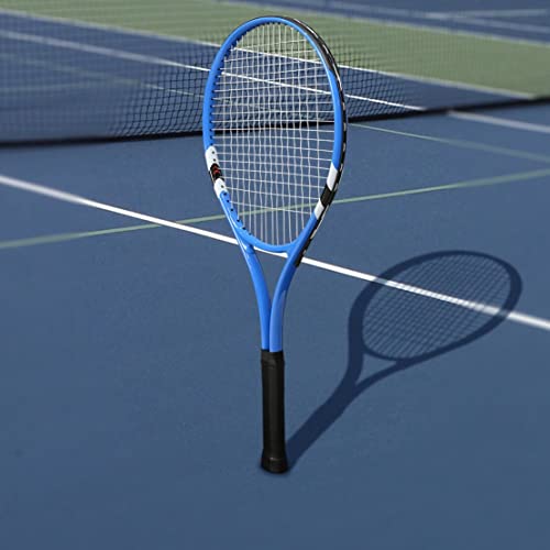 Tennis Rackets 2 Players Recreational for Beginners,Pre-Strung 27 Inch Light Adult Racquet Set for Women Men with Tennis Balls,Overgrips and Carry Bag (Blue)