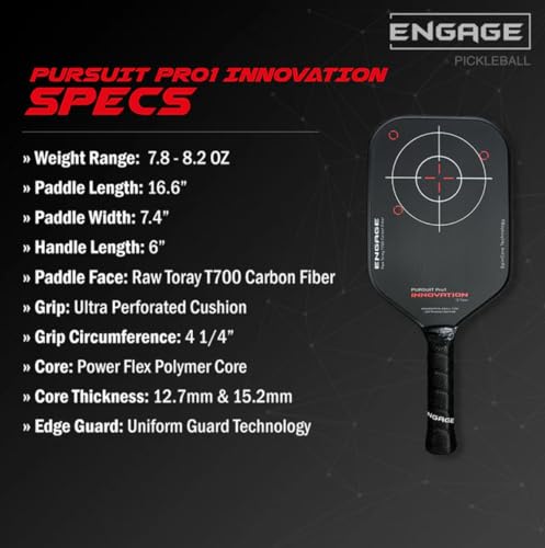 NEW. Pursuit Pro1 Innovation 15.2mm | Torque-Balanced Acceleration – EngagePickleball