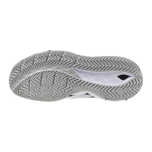 Mizuno Wave Enforce Tour 2 AC Men's Tennis Shoe, All Court Shoe, White-Black, US Mens 10.5