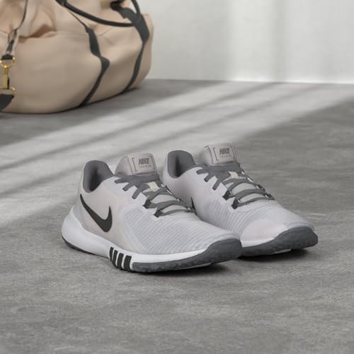 Nike Men's Nike Flex Control TR4 Athletic Shoe, Light Smoke Grey/Blacksmoke Grey-Dark Smoke Greywhite, 12 Regular US