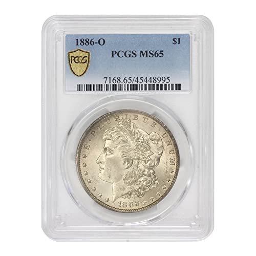 1886 O American Silver Morgan Dollar MS-65 $1 PCGS MS65