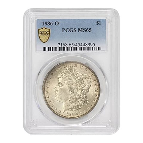 1886 O American Silver Morgan Dollar MS-65 $1 PCGS MS65