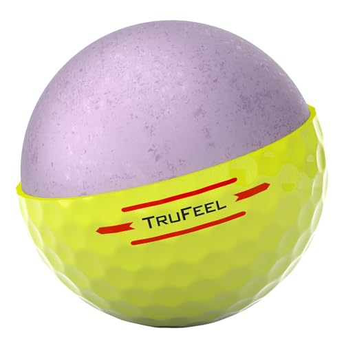 Titleist TruFeel Golf Balls, Yellow (One Dozen)