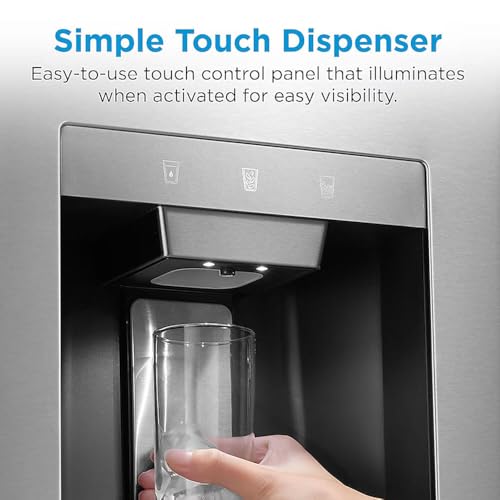 Midea MRF29D6AST 29.3 Cu. Ft. Stainless 3-Door French Door Smart Refrigerator