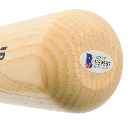 Ronald Acuna Jr. Autographed Blonde R.a.w.l.i.n.g.s Baseball Bat Beckett BAS Stock #181315