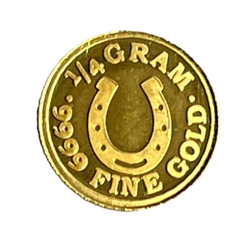 1/4 Gram .9999 Fine Gold – Lucky Horseshoe Design (Sealed in Capsule)