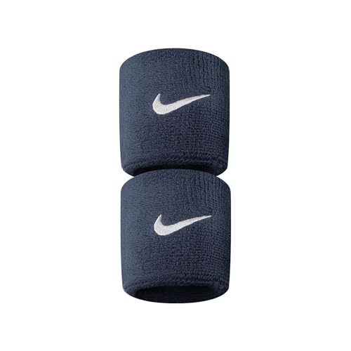 Nike Swoosh Single Tennis Wristbands (White)