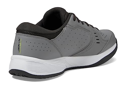 Skechers Men's Viper Court Smash Pickleball Sneaker, Grey/Lime, 9
