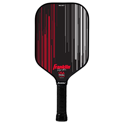 Franklin Sports Pro Pickleball Paddle - Pro Player Series Signature 13MM Pickleball Paddle with MaxGrit Technology