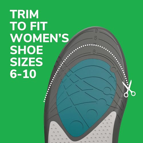 Dr. Scholl's Run Active Comfort Insoles,Women's, 1 Pair, Trim to Fit Inserts
