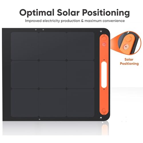 Jackery SolarSaga 200W Portable Solar Panel,IP68 Foldable Bifacial Solar Panels,Compatible with Jackery Explorer Power Station and Solar Generator,for Rooftops Outdoor Camping Off-Grid (Renewed)
