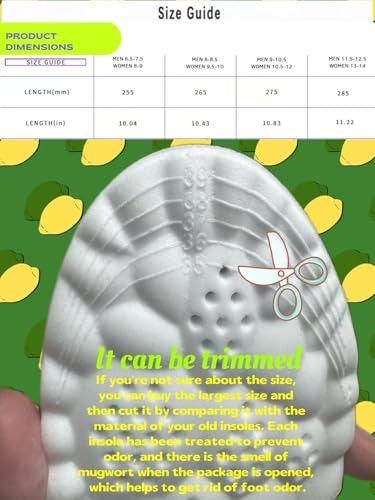 Insoles for Women Man,Cloud Soles for Men Women,4D Cloud Soles for Men,Anti Fatigue, Shock Absorption, Foot Pain Relief (Gray, S)