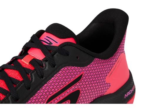 Skechers Men's Pickleball Viper Court Pro 2.0 Sneaker, Black/Hot Pink, 13 Medium