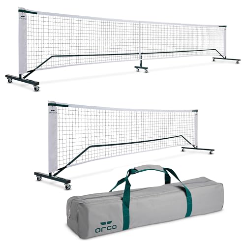 Orca Pickleball 22-ft Net 2-in-1 Full Court and 12-ft Half Court Net Set