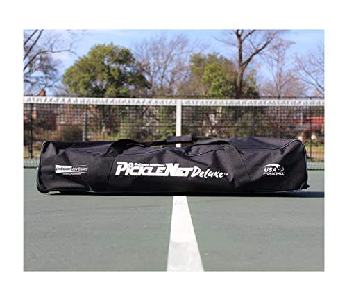 Oncourt Offcourt PickleNet Deluxe TAPND 22'x 34" Oval Tubing Locking Wheels Pickleball Net System