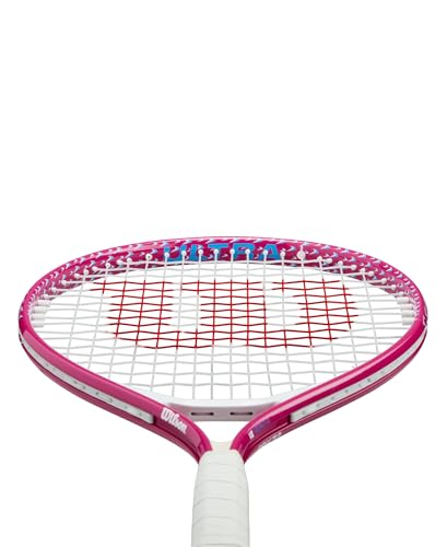 Wilson Ultra Power 21" Junior Recreational Tennis Racket - Pink/White/Blue