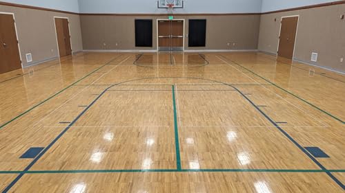 Pickleball Court Marking Kit-200 Feet Long Pickleball Court Tape, Easy to Apply and Remove. Extra Adhesive, 2 Inches Thick, Temporary Court Lines, Make Your Own Pickleball Court, Duct-Tape-Thickness.