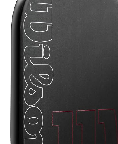 Wilson Blaze Edgeless 13 Pickleball Paddle - Black/Red, Grip Size 2-4 1/4"