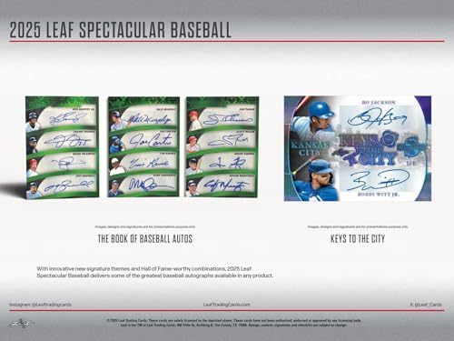 2025 Leaf Spectacular Baseball Hobby Box
