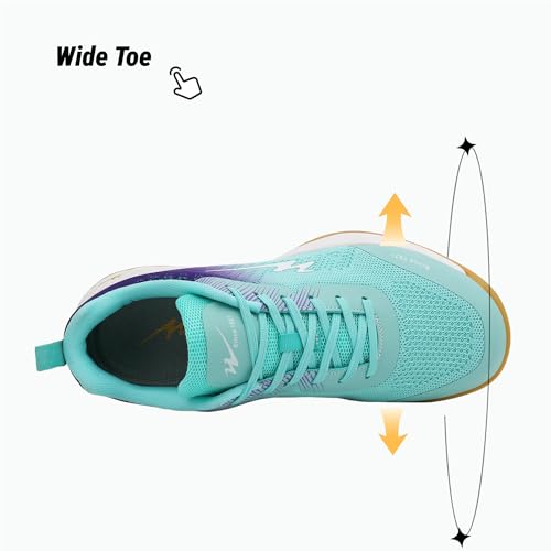 cungel-Tennis-Badmintion-Pickleball-Shoes Unisex No-Slip Pickleball & Tennis Shoes | Lightweight Breathable Court Shoes for Men and Women Green