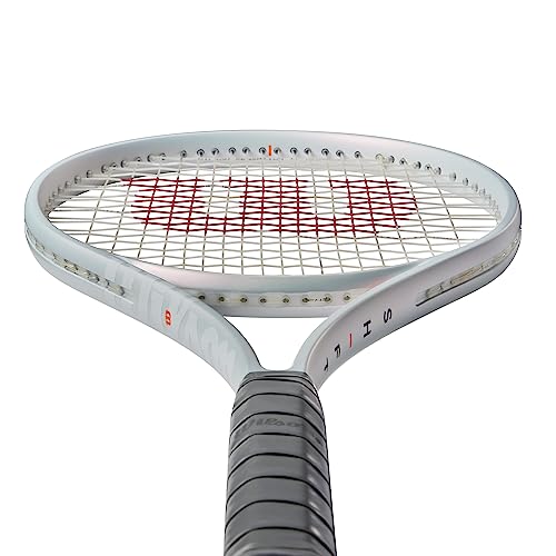 Wilson Shift 99 Pro V1 Strung Performance Tennis Racket - Grip Size 2-4 1/4", Strung with Sensation 16 Natural at Mid Range Tension