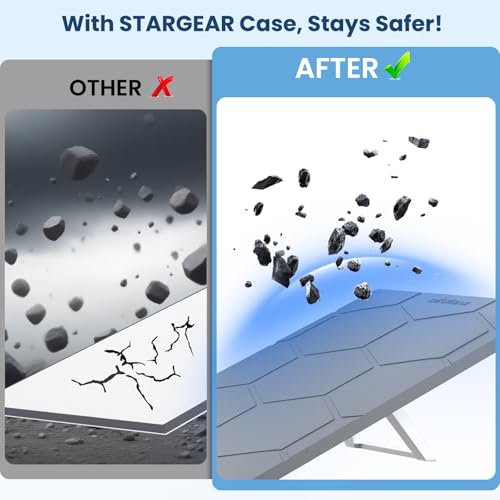 Starlink Gen 3 Protective Cover Case, Starlink Standard Gen 3 Case for Satellite Dish, Silicone Hail Protector Cover for Starlink Standard, Waterproof,Impact Resistant to Rocks/Sand/Hail, Grey