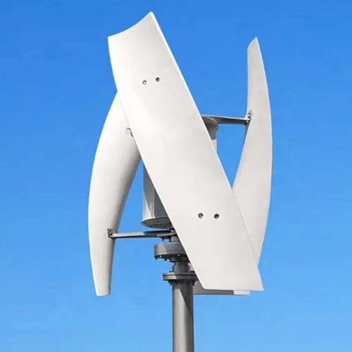 Wind Turbines，6000W 8000W 9000W 10000W No Noise Vertical Magnetic Levitation Upright Wind Turbine, 12V 24V 48V with 3 Blades for Home Use Vertical Axle Wind Turbine,10000W-48V