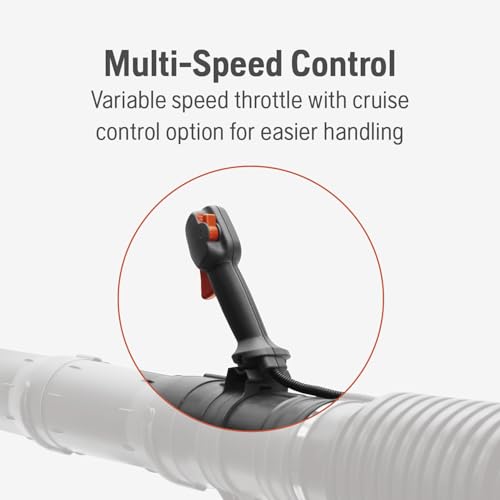 Husqvarna 580BTS Gas Backpack Leaf Blower, 75.6-cc 4.59-HP 2-Cycle Gas Leaf Blower, 1000-CFM, 47-N, 220-MPH Superior Blowing Capacity and Ergonomic, Ventilated Harness