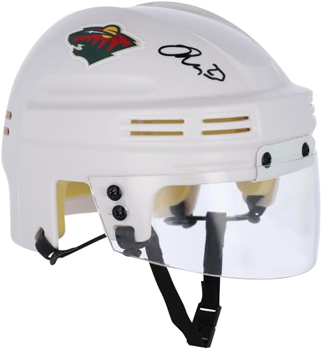 Marco Rossi Minnesota Wild Autographed Mini Helmet - Autographed NHL Mini Helmets and Masks
