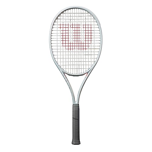Wilson Shift 99 V1 Strung Performance Tennis Racket - Grip Size 2-4 1/4", Strung with Sensation 16 Natural at Mid Range Tension