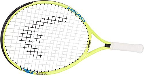 HEAD Speed Junior Pre-Strung Tennis Racquet, Lightweight Youth Tennis Racket for Kids & Beginners, Durable Aluminum Frame, Age 6-8, 23 inch, Yellow