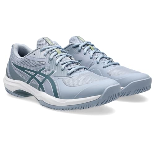 ASICS Men's Game FlyteFoam Tennis Shoes, 11.5, Grey Blue/IRONCLAD