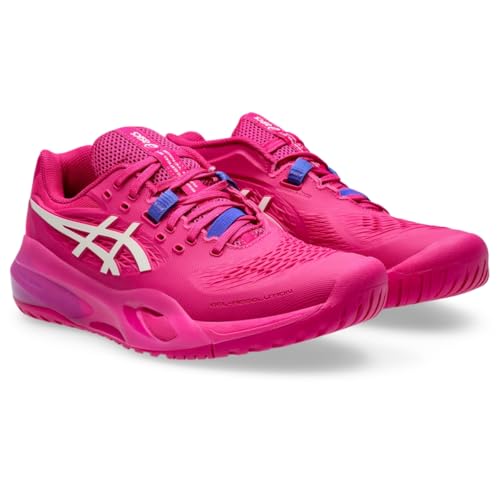 ASICS Women's Gel-Resolution X Tennis Shoes, 9.5, Bright Rose/Cream