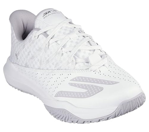 Skechers Men's Viper Court Rally Pickleball Sneaker, White, 9.5