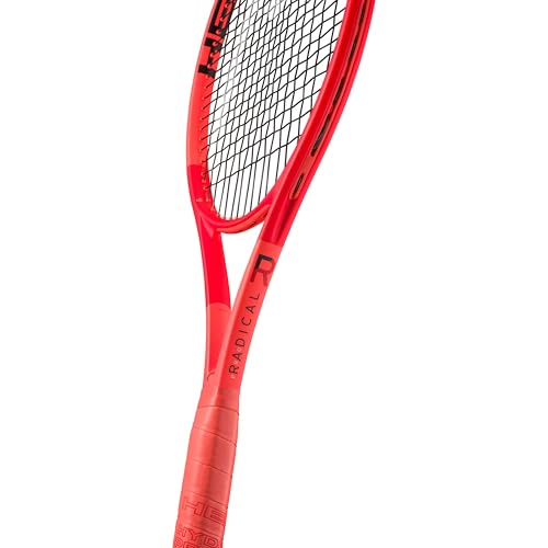 HEAD Radical Pro Tennis Racquet - Strung Mid Tension with Velocity 16 Gauge - 4 3/8